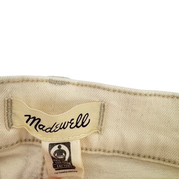 Madewell The‎ Perfect Vintage Wide Leg Jeans White Size 30 - Picture 6 of 11
